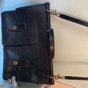 Vintage Coach briefcase, soft buttery leather